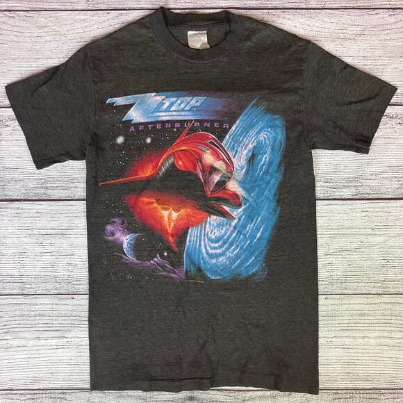 Vintage 1986 ZZ Top "Afterburner" Tour T-shirt - Picture 3 of 11